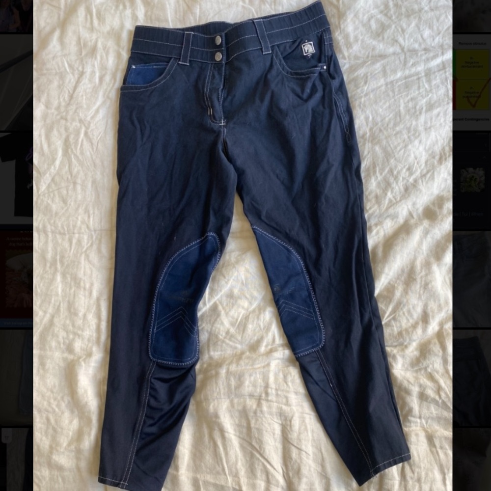 Romfh knee patch euro seat breeches 30R